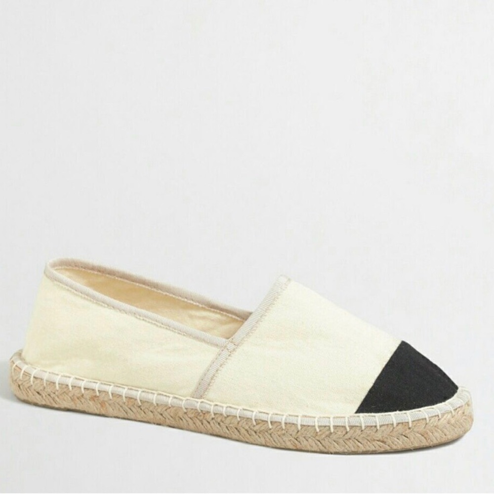 J. Crew Factory Cap Toe Espadrilles